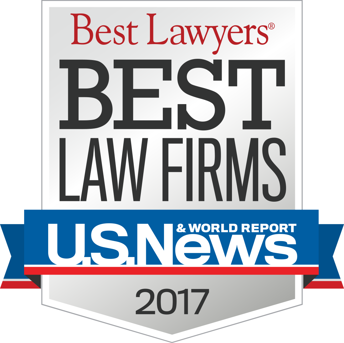 2017 Best Lawyers Best Law Firms Badge