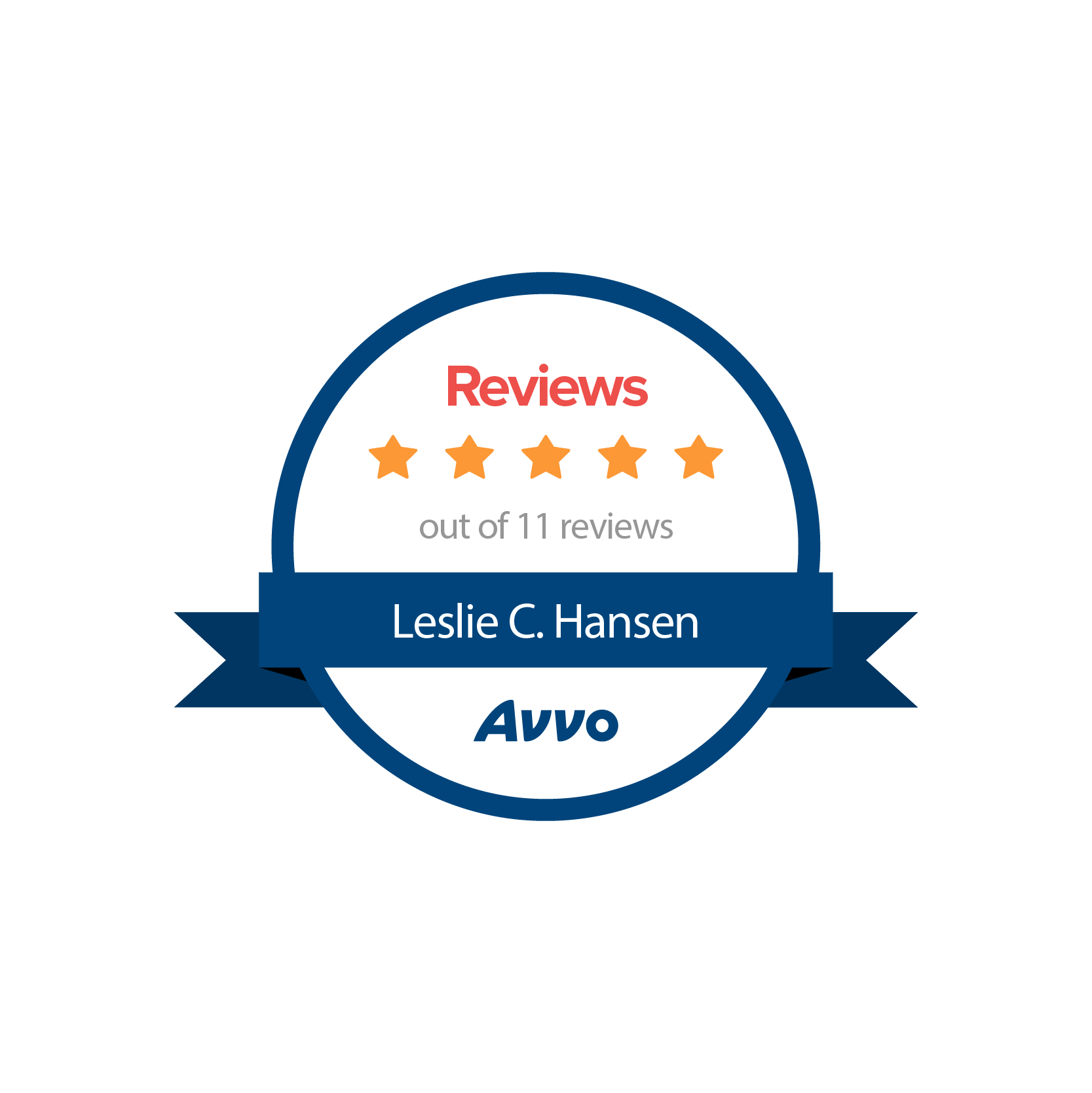 Avvo Reviews – Leslie Hansen