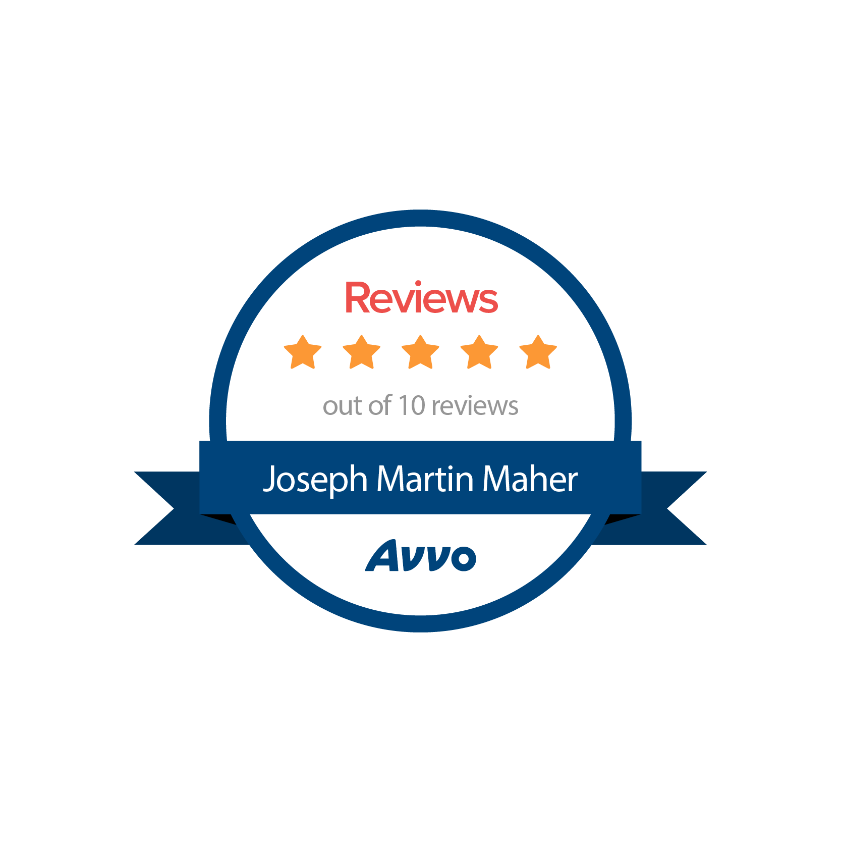 Avvo Reviews – J Maher